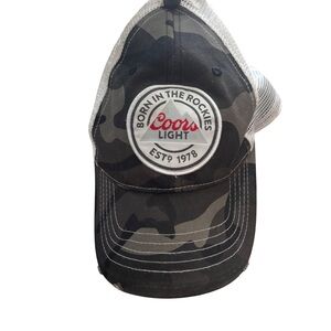 Coors Light Camo Trucker Hat
